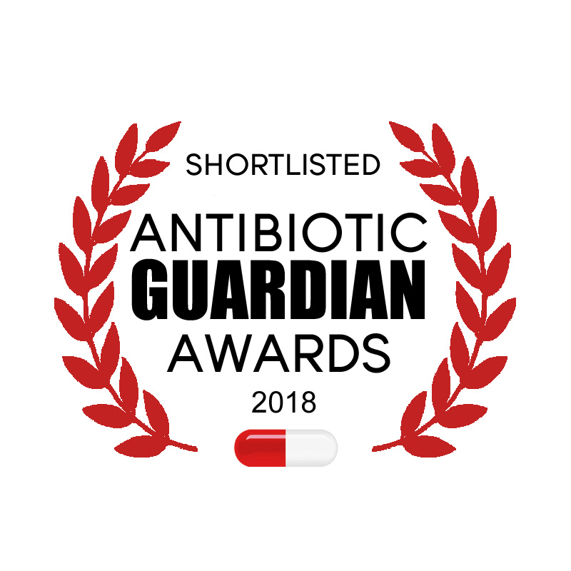 Shortlisted for Antibiotic Guardian Awards 2018