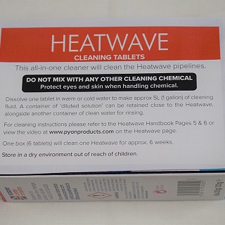 Heatwave Machine Cleaning Tablets (6 Tabs) Eco Friendly
